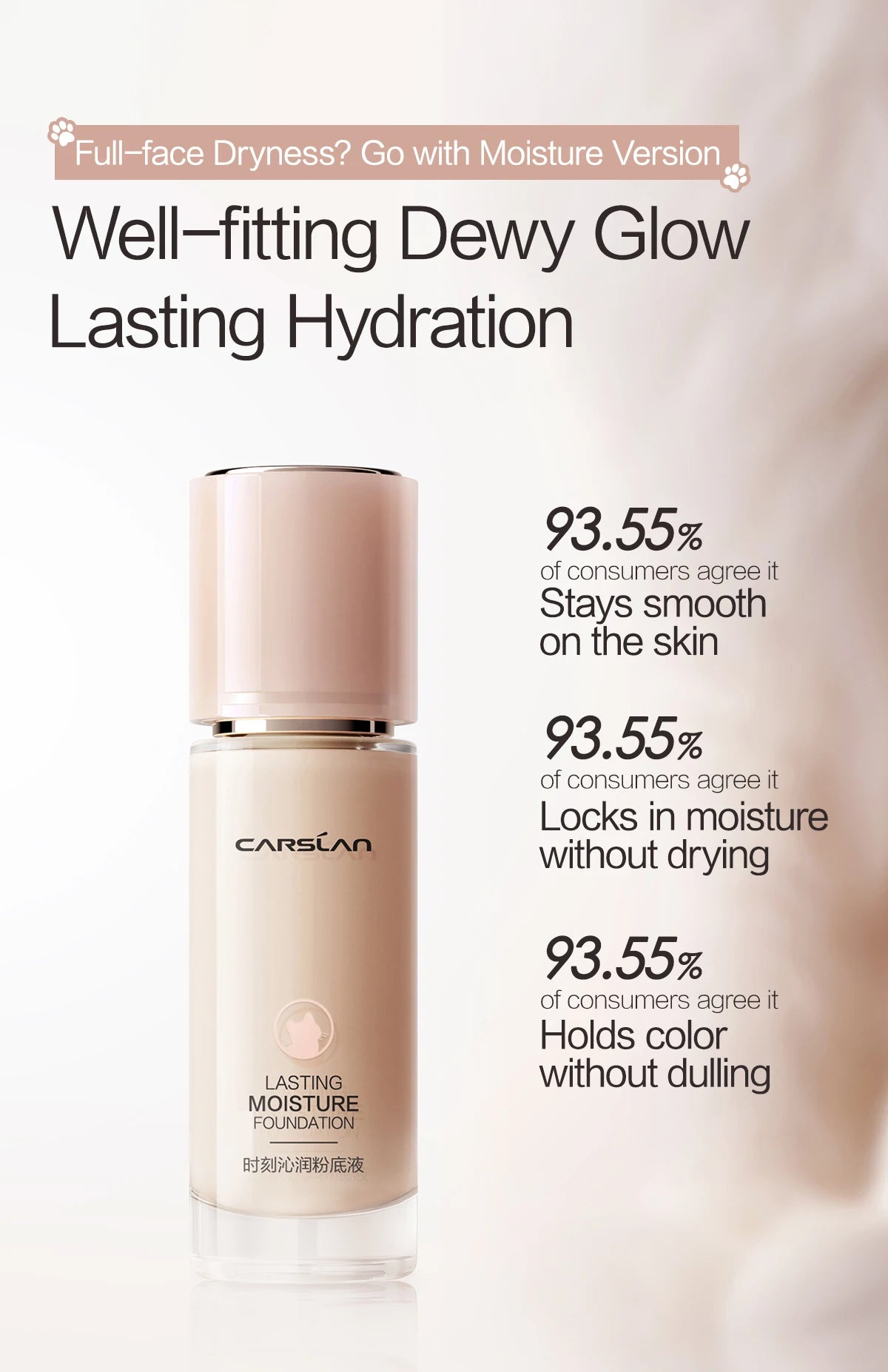 CARSLAN Matte Liquid Foundation