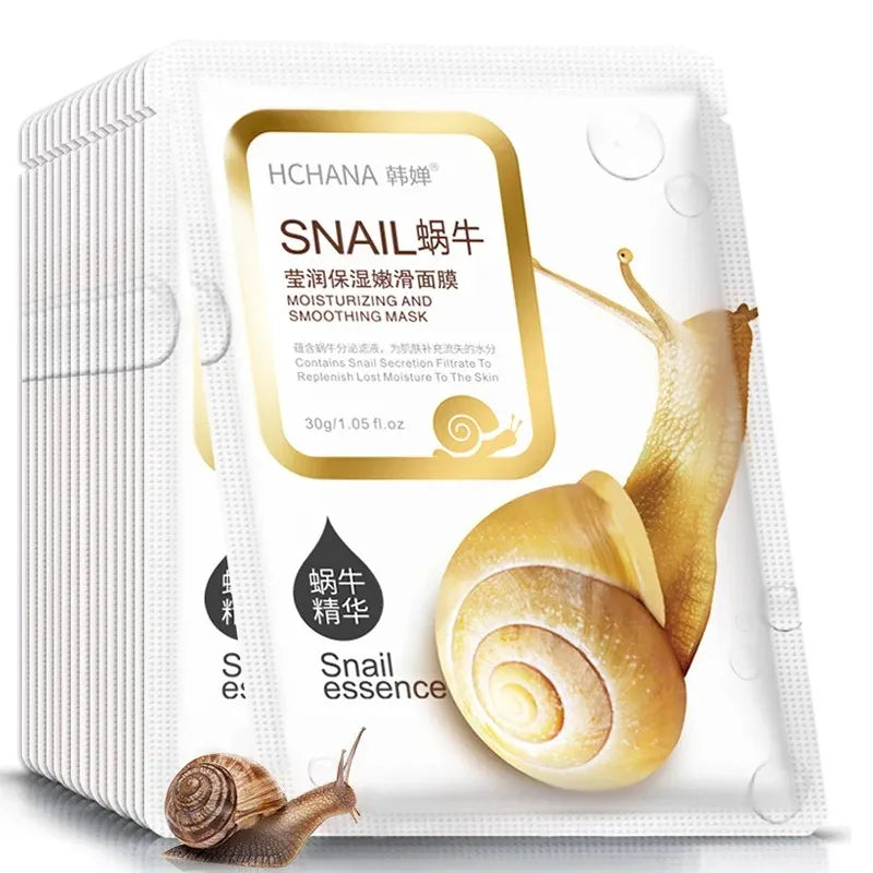 Snail Moisture Face Mask (10pcs)