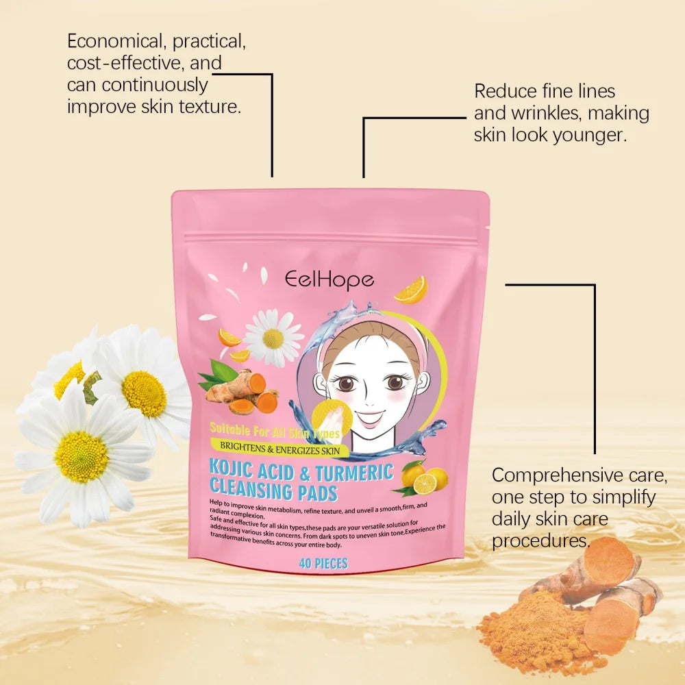 Turmeric Brightening Cleanser Pads