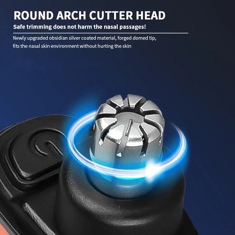 2-in-1 Electric Ear & Nose Hair Trimmer – Portable, Painless, Rechargeable
