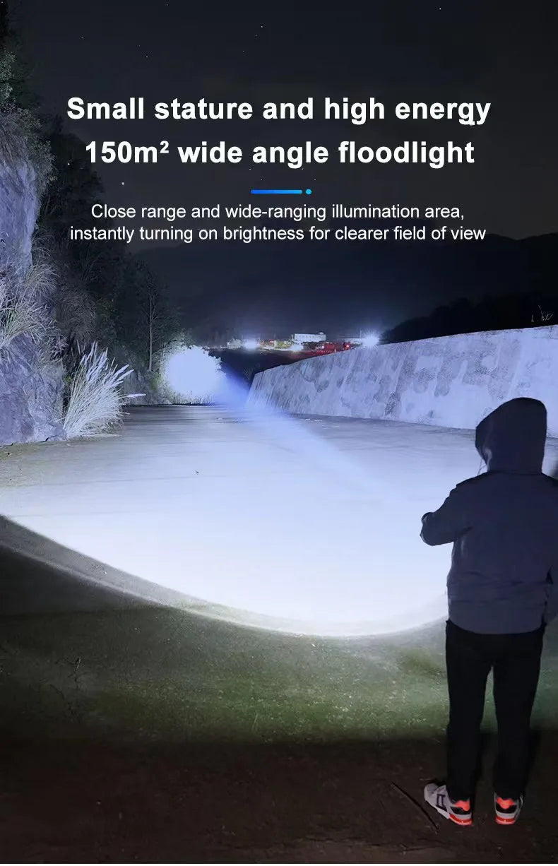 Strong LED Light Portable Outdoor Torch