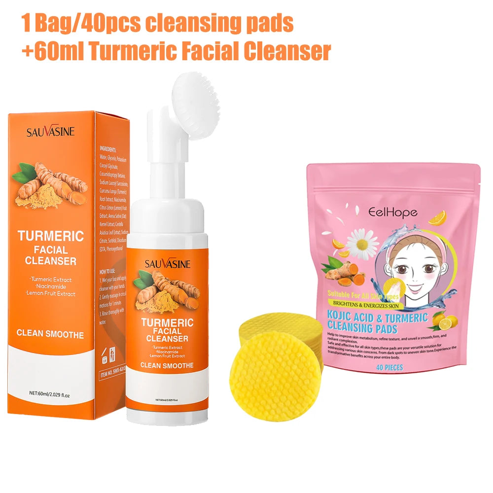 Turmeric Brightening Cleanser Pads