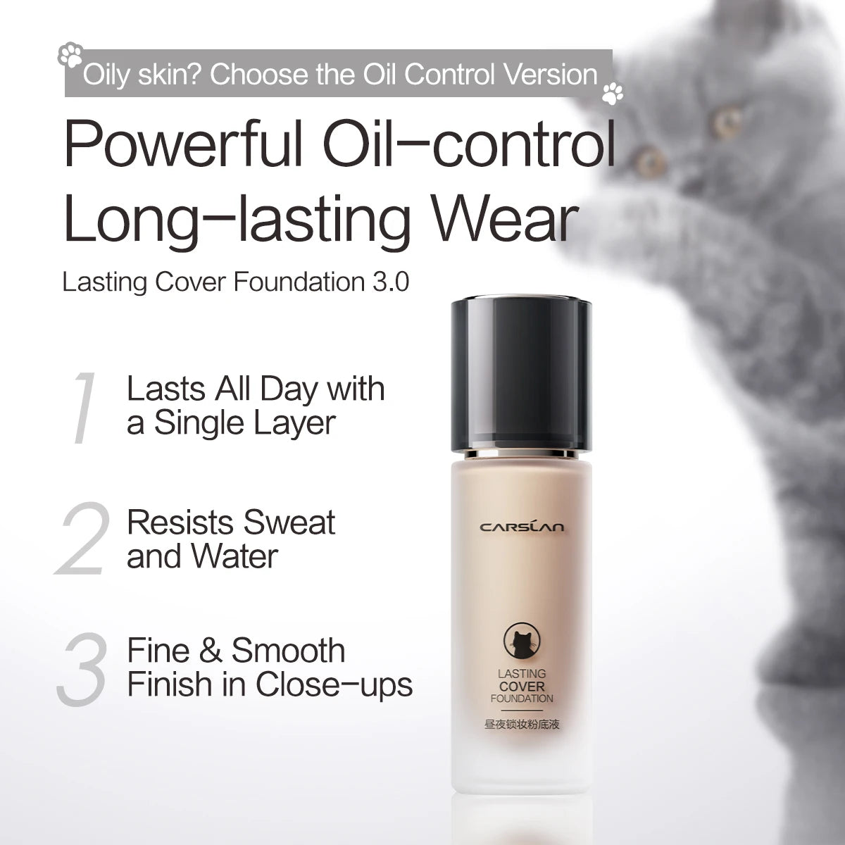 CARSLAN Matte Liquid Foundation