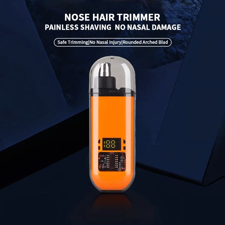 2-in-1 Electric Ear & Nose Hair Trimmer – Portable, Painless, Rechargeable