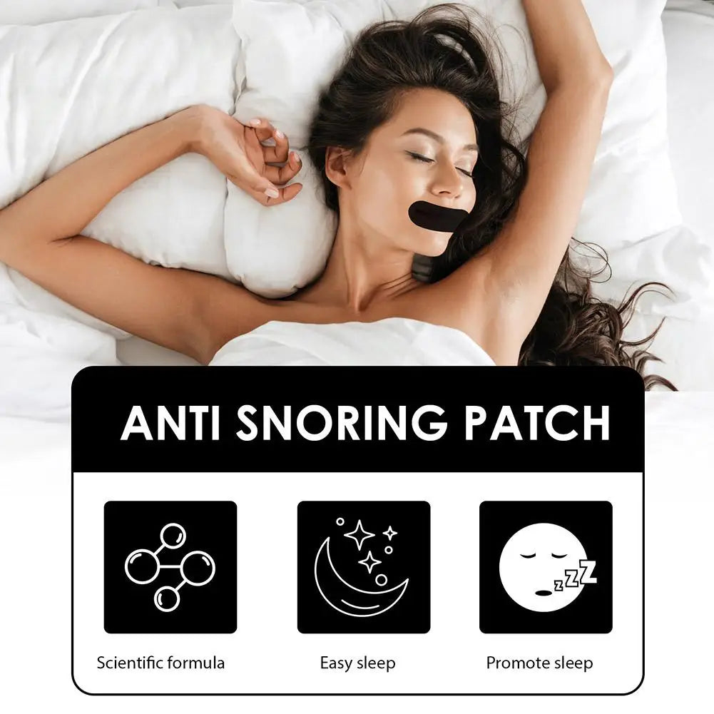 Anti-Snoring Mouth Tape – 30pcs Nose Breathing Sleep Strips