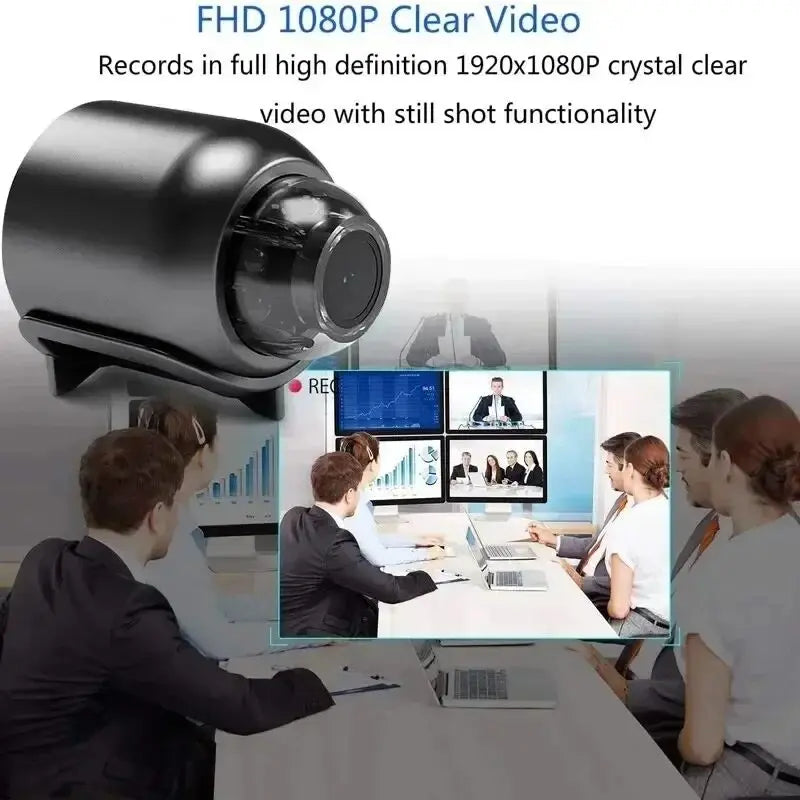 1080P HD Mini WiFi Camera – Night Vision Home & Pet Monitor
