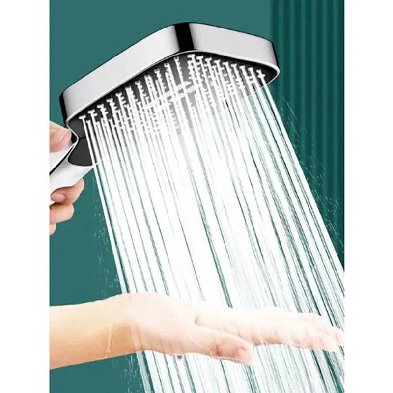 Adjustable 3-Mode Shower Head – High Pressure Rainfall & Water Saving