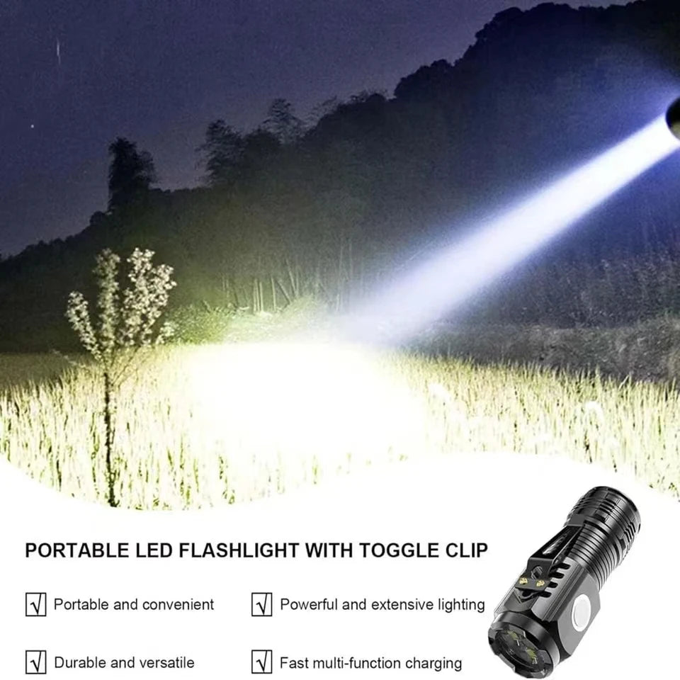 Strong LED Light Portable Outdoor Torch