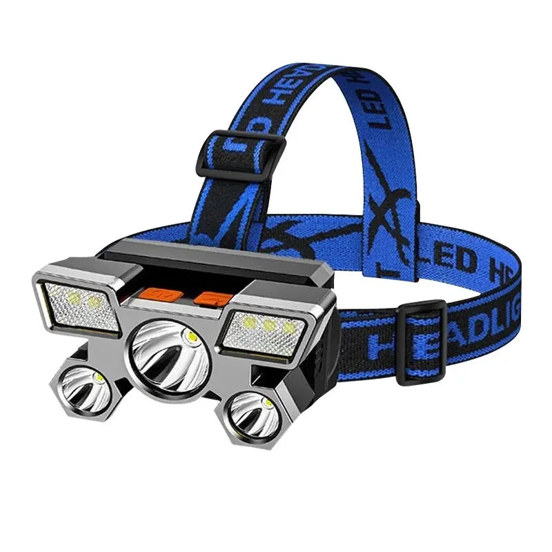 Rechargeable LED Headlamp – Powerful Outdoor Headlight for Camping, Fishing & Hiking