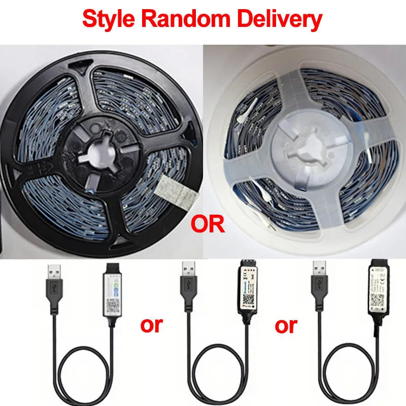 Bluetooth LED Strip Lights – App Controlled, Flexible 5m