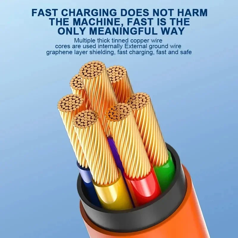 120W Fast Charge USB-C Cable – 180° Elbow