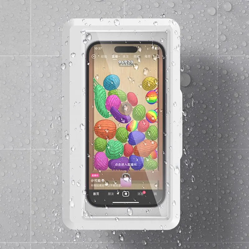Shower-Proof Phone Stand & Case