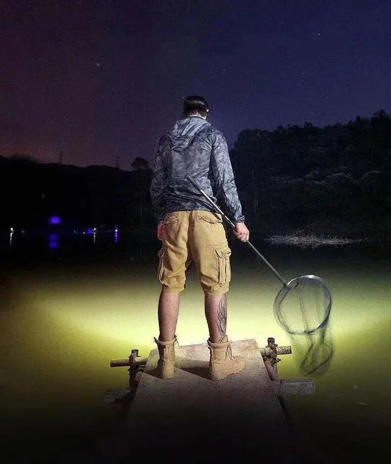 Rechargeable LED Headlamp – Powerful Outdoor Headlight for Camping, Fishing & Hiking