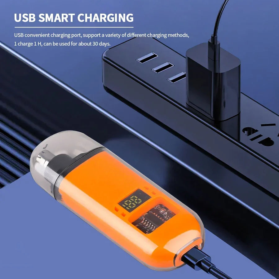 2-in-1 Electric Ear & Nose Hair Trimmer – Portable, Painless, Rechargeable