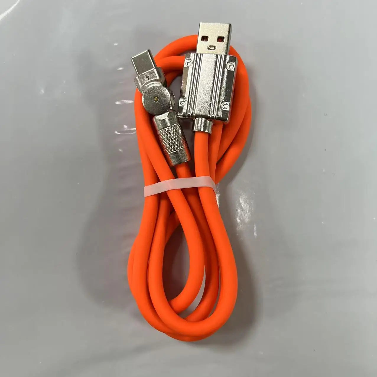 120W Fast Charge USB-C Cable – 180° Elbow