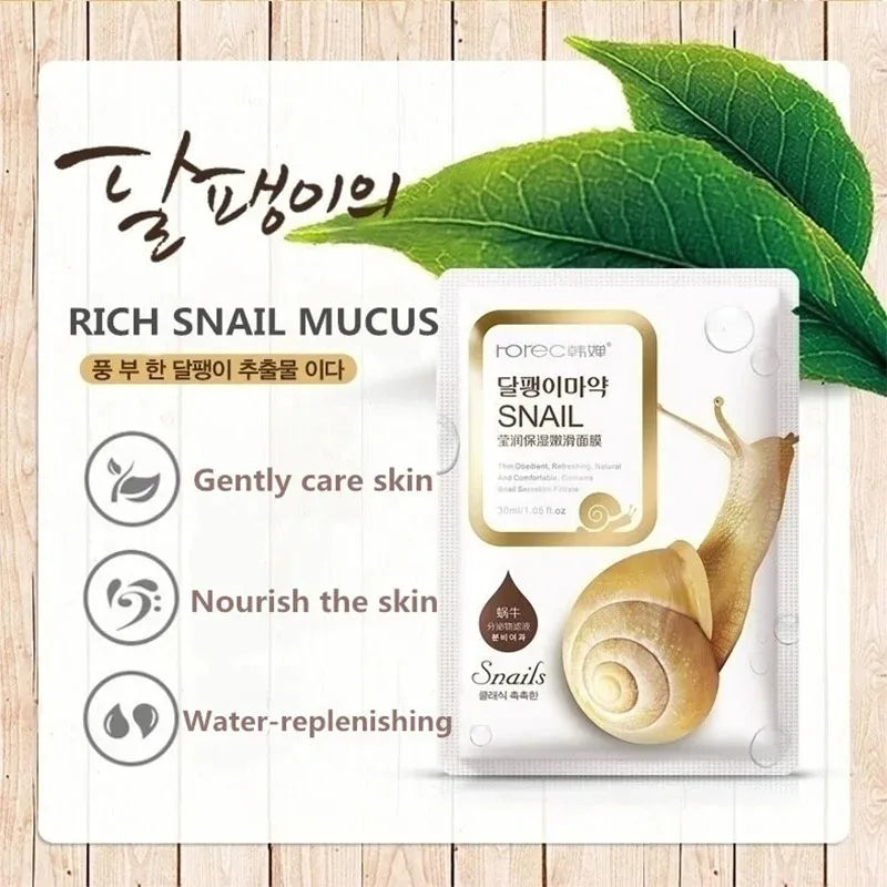 Snail Moisture Face Mask (10pcs)
