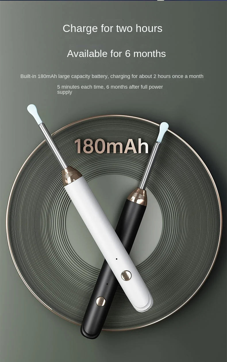 Smart Visual Ear Cleaner – WiFi Otoscope with USB-C Charging