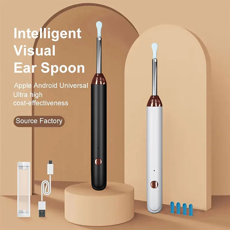 Smart Visual Ear Cleaner – WiFi Otoscope with USB-C Charging