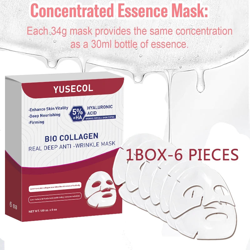 Bio-Collagen Hydrating Mask (6pcs)