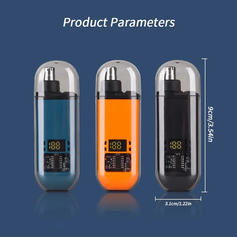 2-in-1 Electric Ear & Nose Hair Trimmer – Portable, Painless, Rechargeable