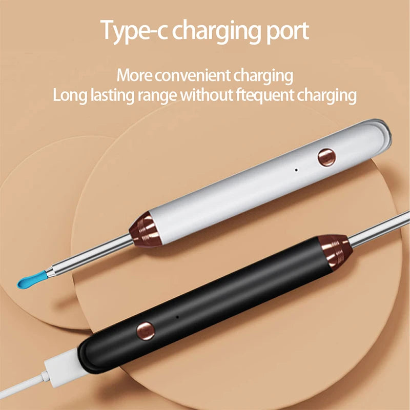 Smart Visual Ear Cleaner – WiFi Otoscope with USB-C Charging