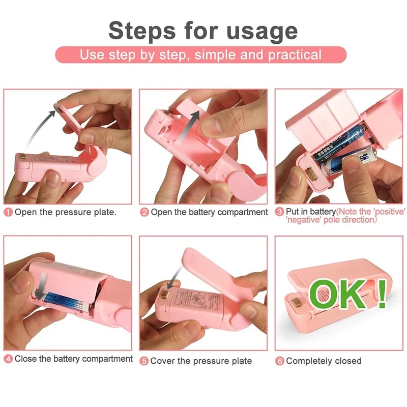 Mini Bag Sealer – Handheld Thermal Food Packaging Machine
