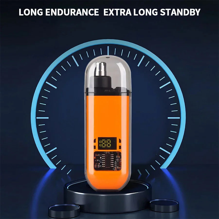 2-in-1 Electric Ear & Nose Hair Trimmer – Portable, Painless, Rechargeable