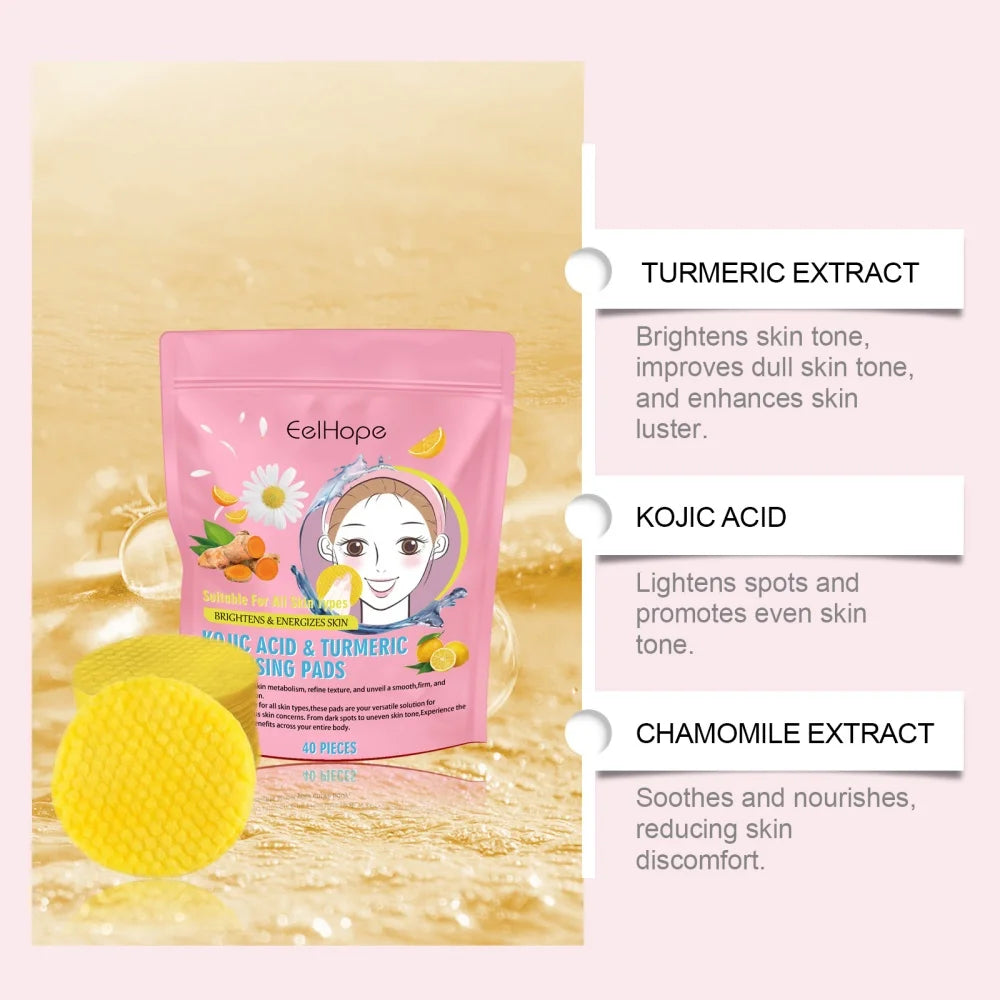 Turmeric Brightening Cleanser Pads