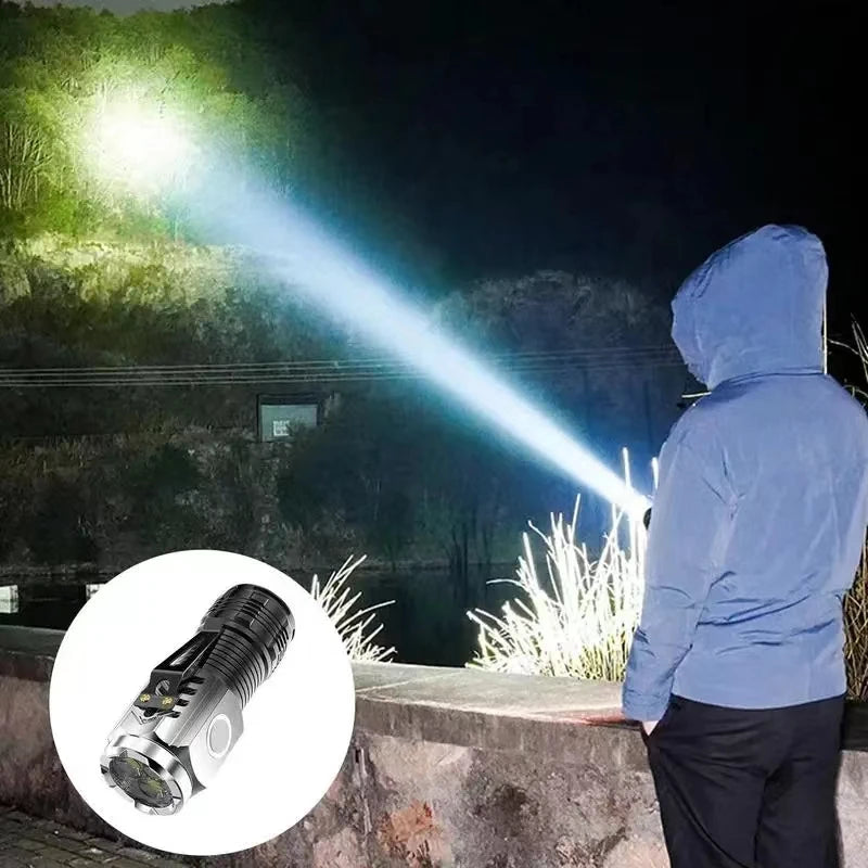 Strong LED Light Portable Outdoor Torch