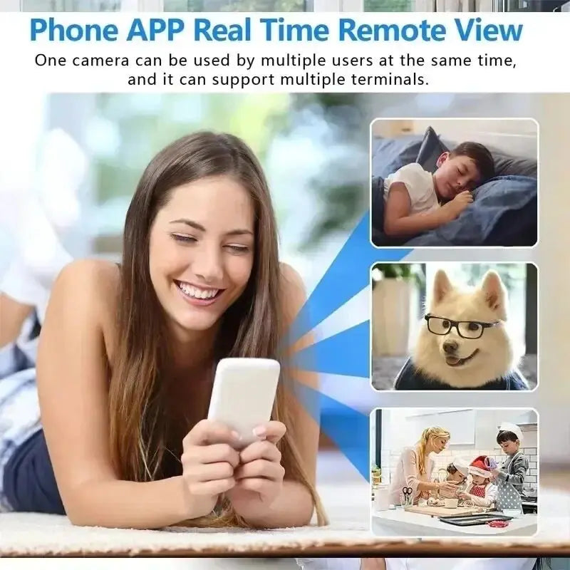 1080P HD Mini WiFi Camera – Night Vision Home & Pet Monitor
