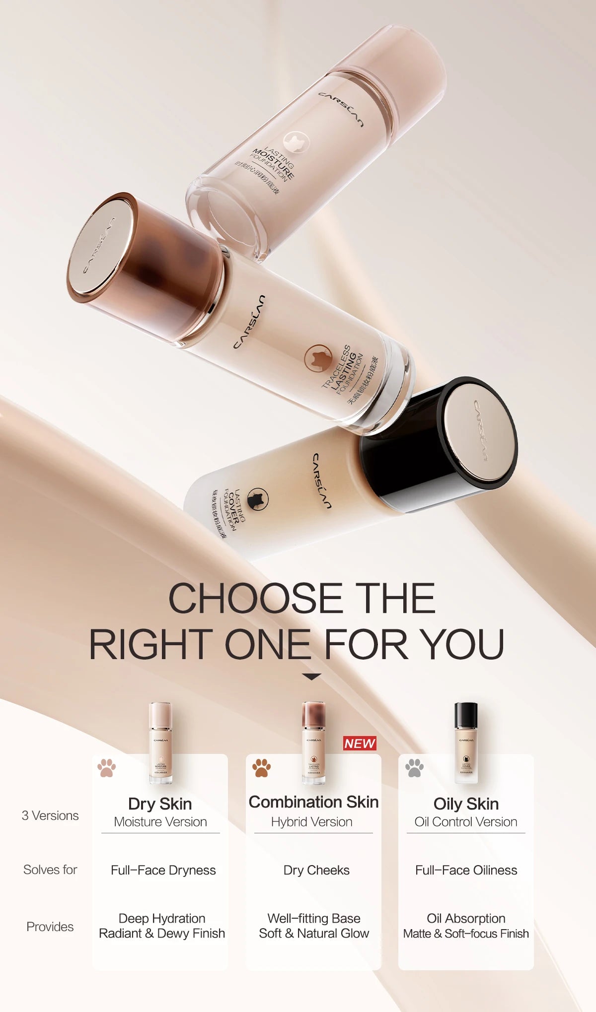 CARSLAN Matte Liquid Foundation