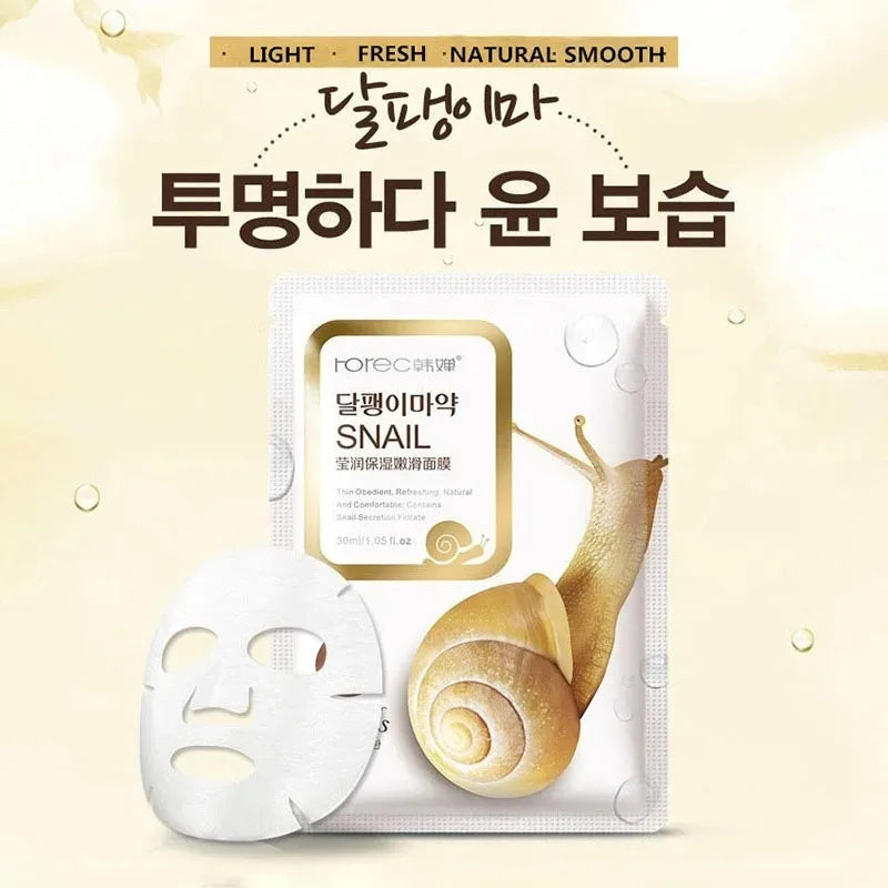 Snail Moisture Face Mask (10pcs)