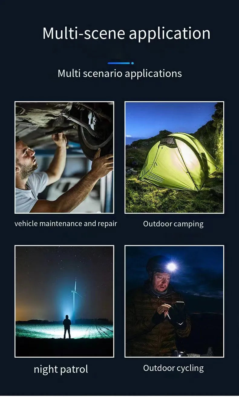 Strong LED Light Portable Outdoor Torch