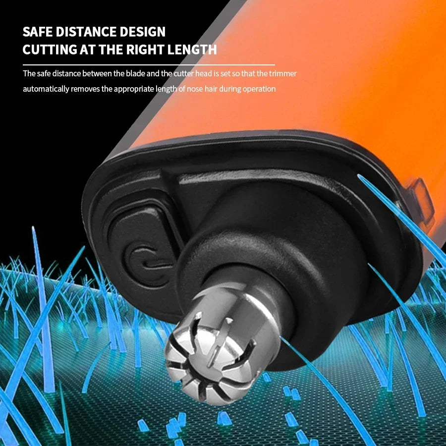 2-in-1 Electric Ear & Nose Hair Trimmer – Portable, Painless, Rechargeable