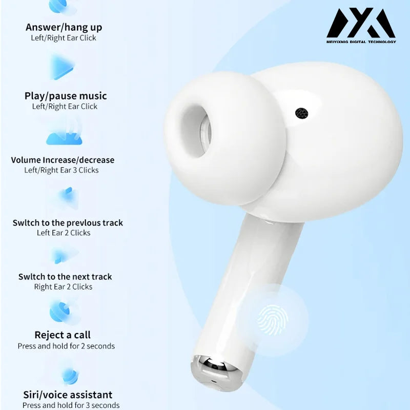 Airs Pro Wireless Bluetooth Earbuds – HiFi Sound & Noise-Canceling